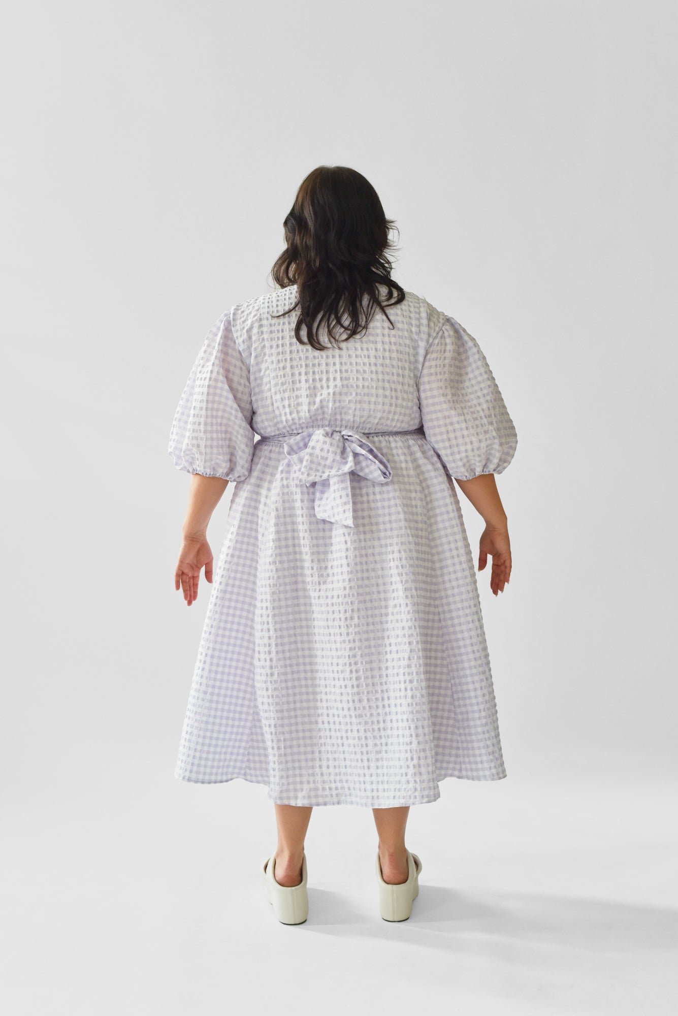 Juliette Dress - Hyacinth Gingham