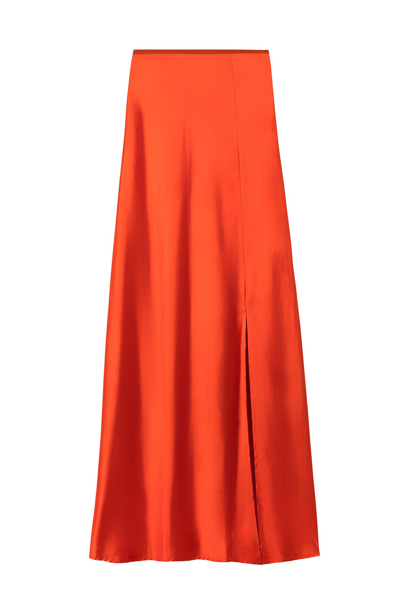 Slit Skirt - Construction Orange Bottoms WRAY 