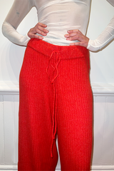 Margaux Knit Pant - Cherry Tomato