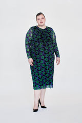 Long Sleeve Tillmans Dress - Botanical Floral WRAY 