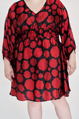 Swan Dress - Carnation Dot WRAY 