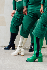 Knee High Boot - Ecru