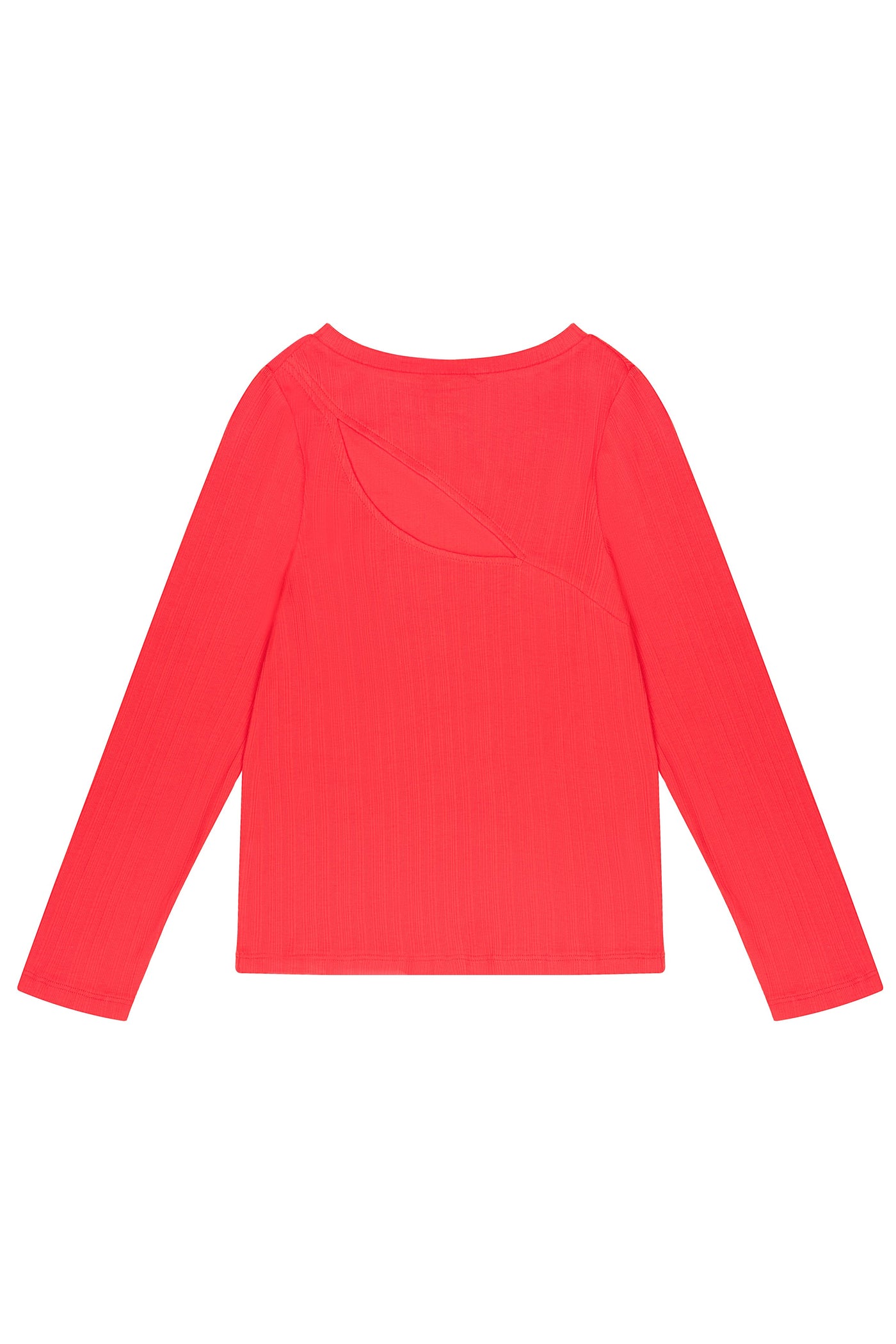 Long Sleeve Cut Out Top- Chili Pepper Tops WRAY 