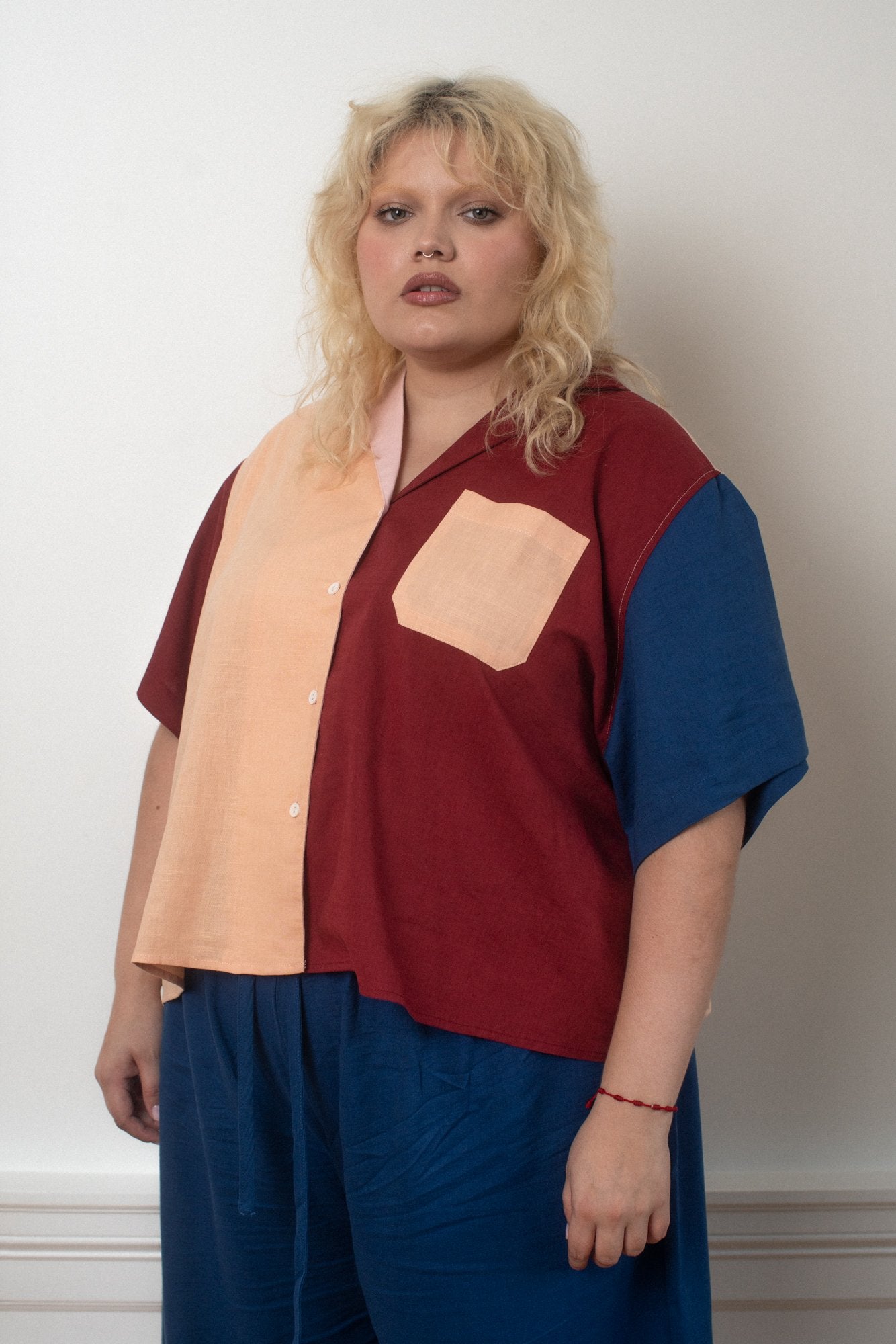 Long Lounge Set - Peach Block WRAY