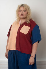 Long Lounge Set - Peach Block WRAY