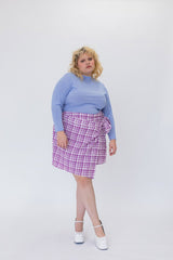 Minnie Skirt - Sangria Gingham Bottoms WRAY 