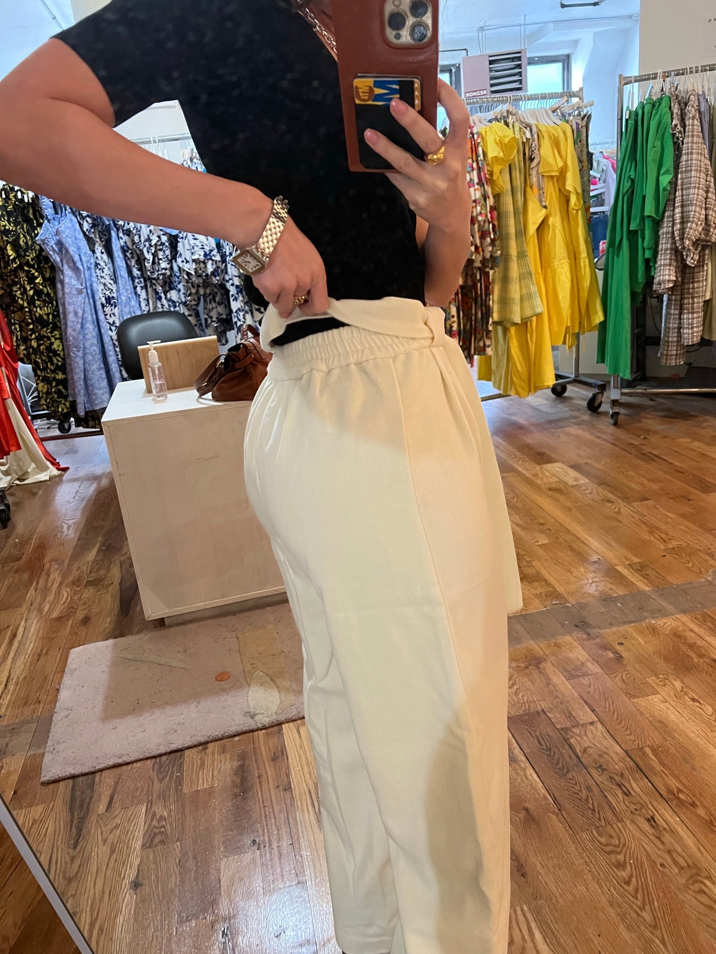 Abby Pant - Latte - IRL SAMPLE SALE Bottoms WRAY 