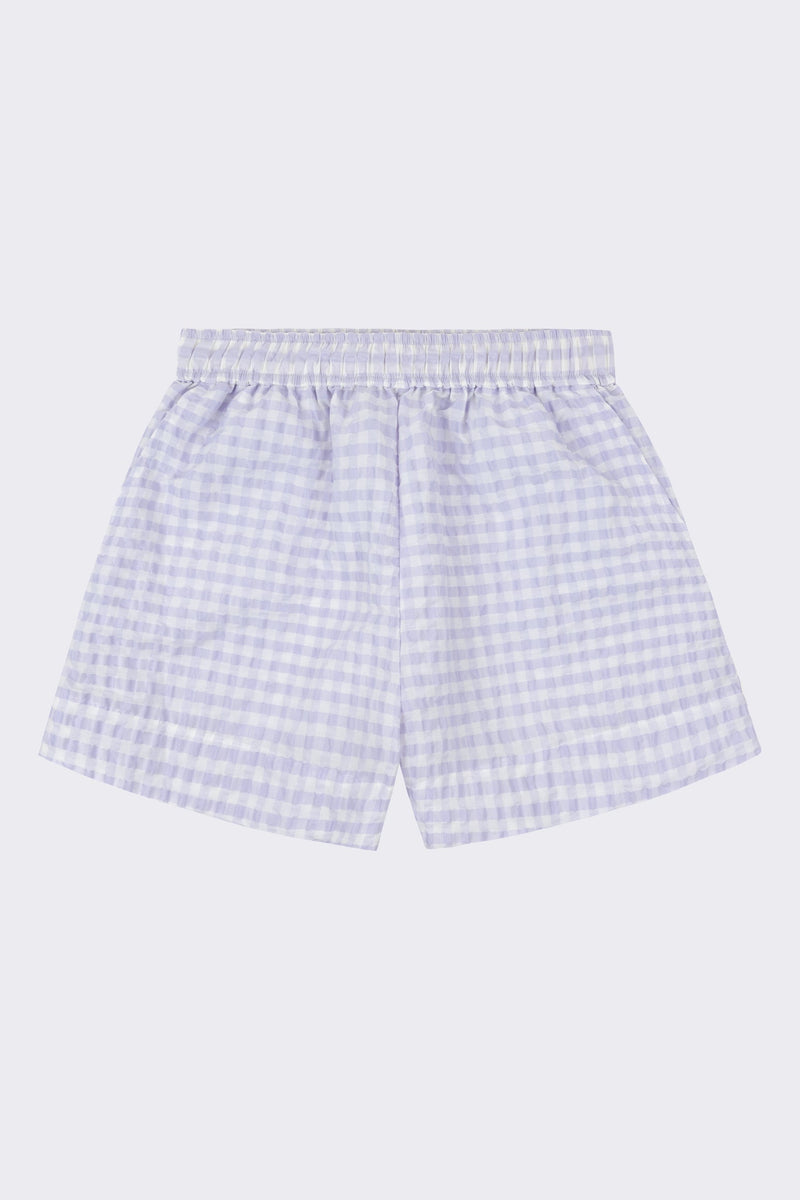 Ruth Short - Hyacinth Gingham Bottoms WRAY 