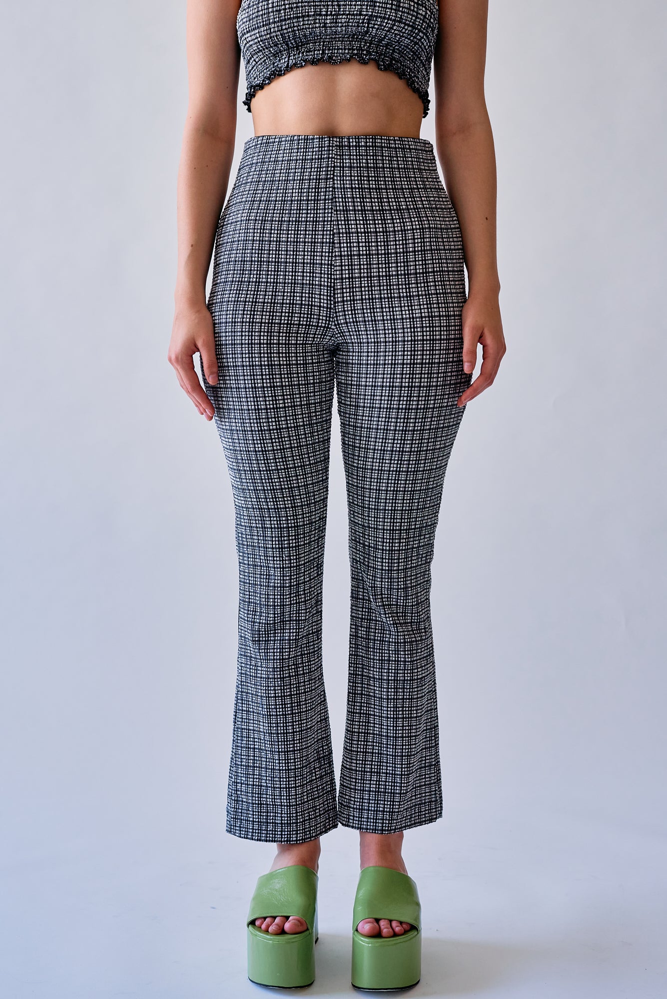 Rikki Pants - Graphic Gingham