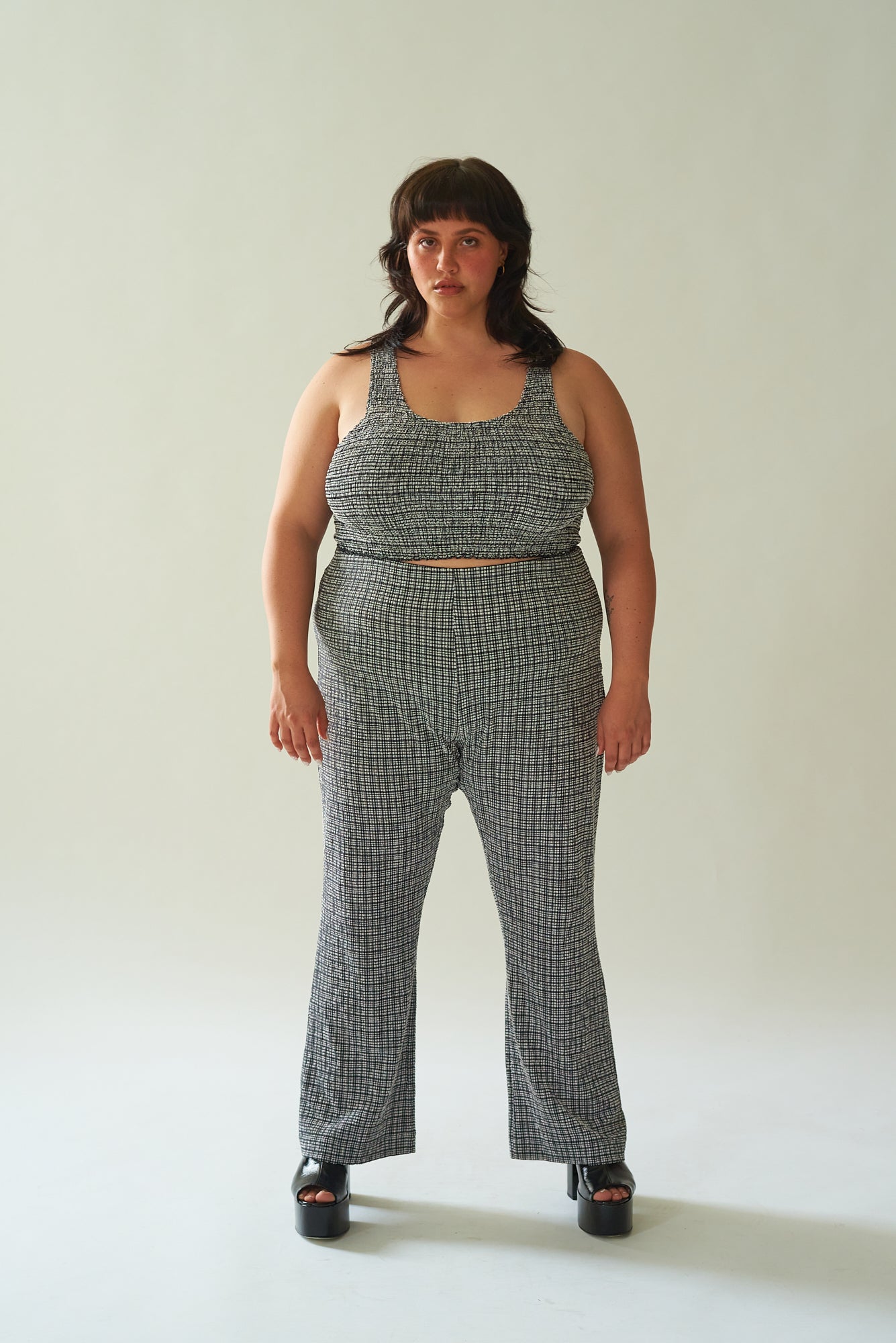 Rikki Pants - Graphic Gingham