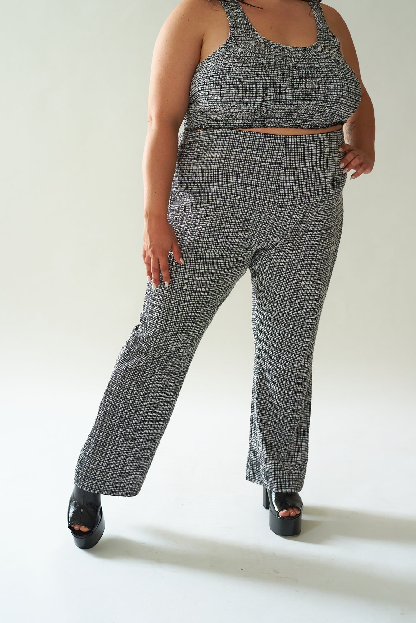 Rikki Pants - Graphic Gingham