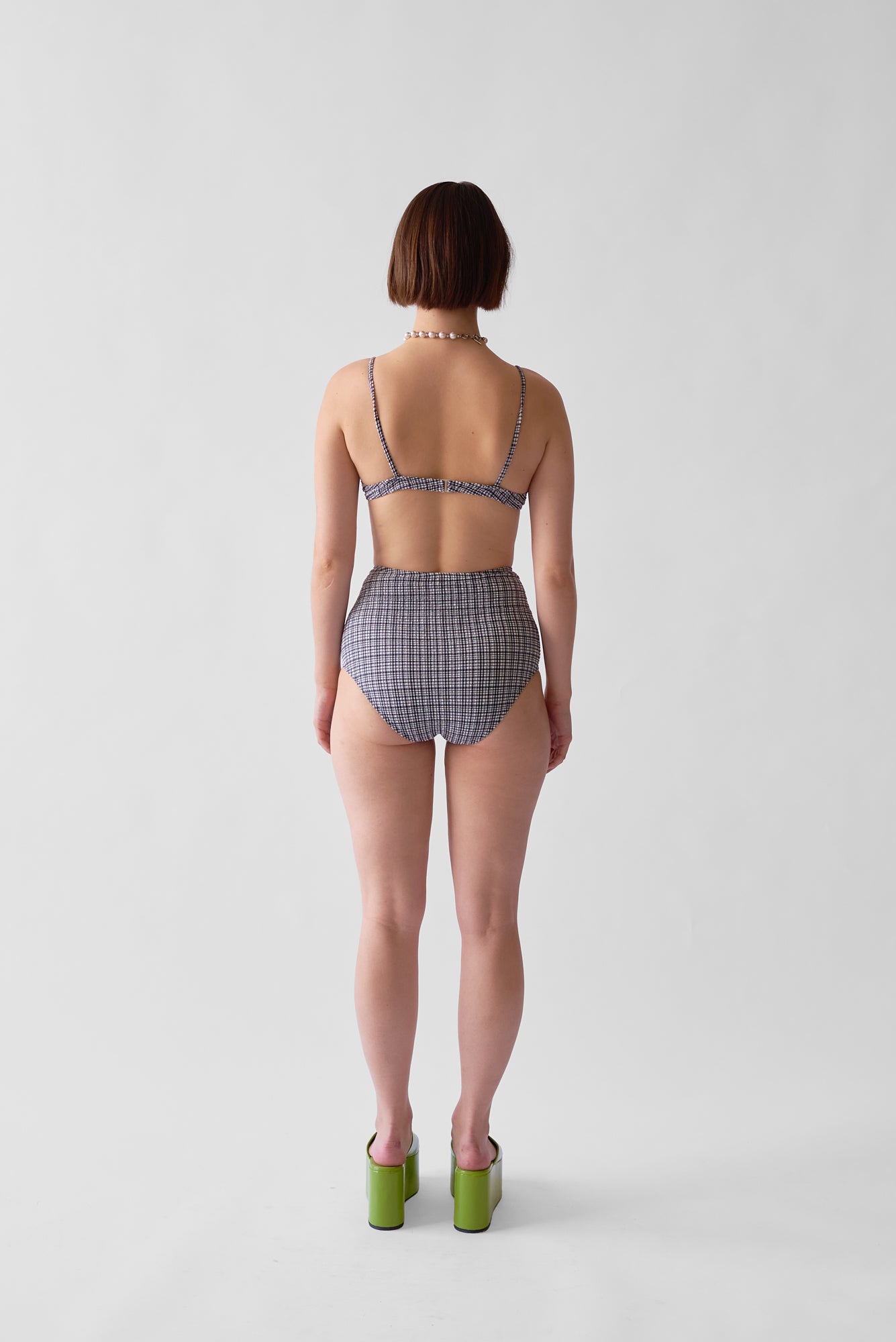 Neve Bikini Bottom - Graphic Gingham