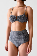 Neve Bikini Bottom - Graphic Gingham