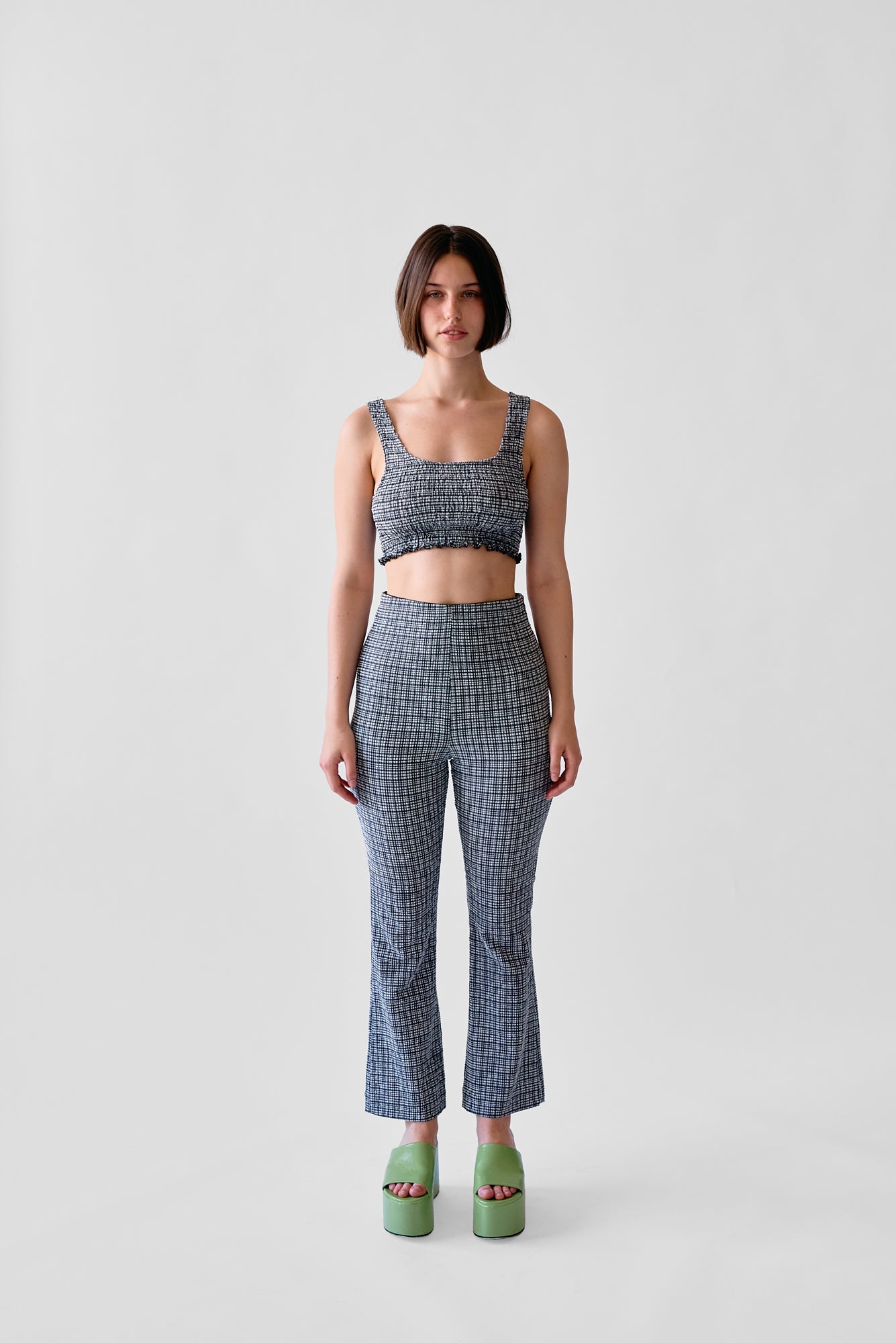 Rikki Pants - Graphic Gingham